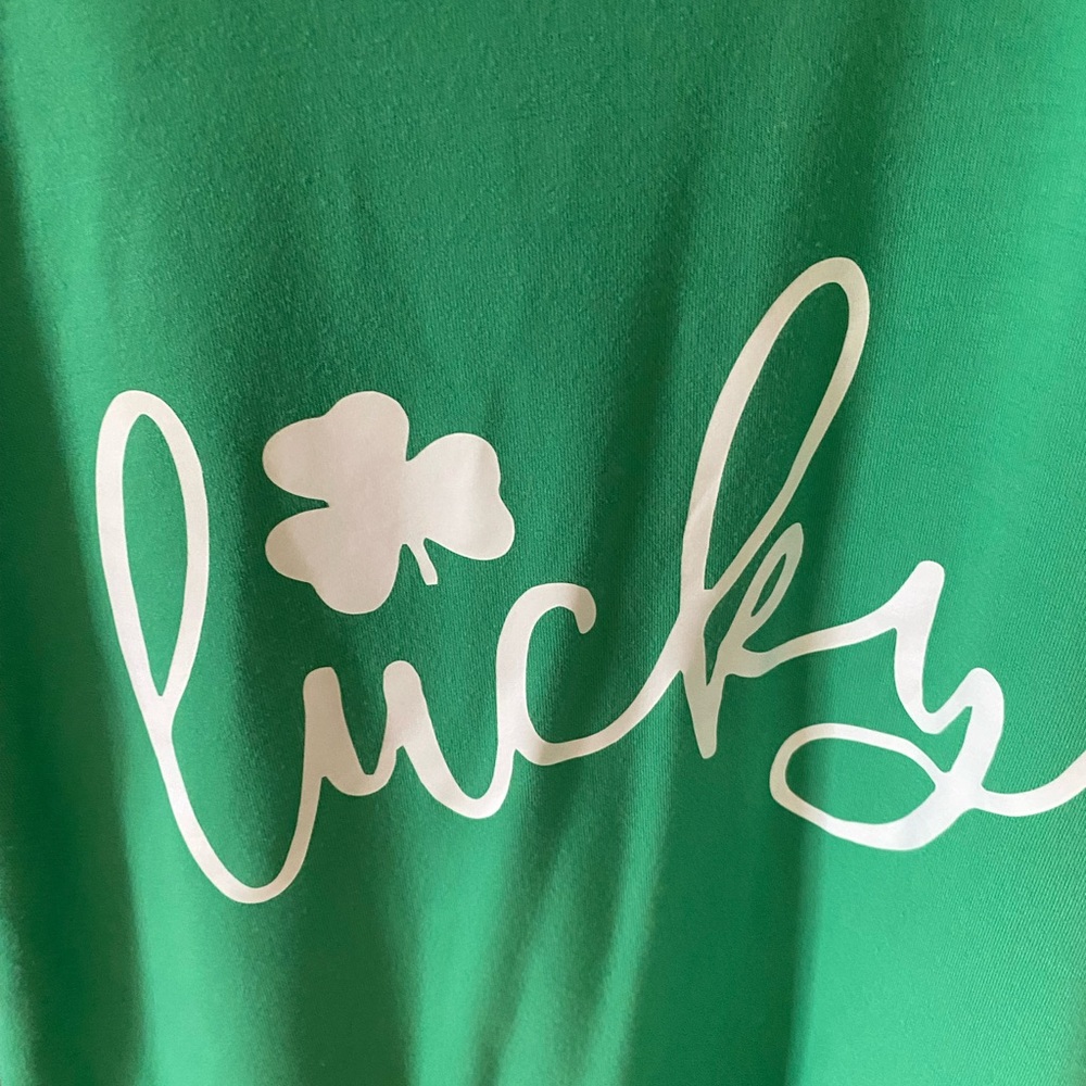 Lucky Green Graphic Crew